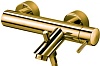 Смеситель для ванны Paffoni Light, золото, LIG022HG