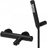 Смеситель для ванны Paffoni Light, черный, LIG023NO
