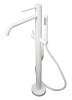 Напольный смеситель для ванны Paffoni Light, белый, LIG032BO