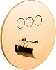 Встраиваемый смеситель Paffoni Compact Box, золото, CPM019HG