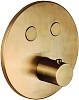 Встраиваемый смеситель Paffoni Compact Box, золото, CPT018HGSP