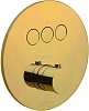 Встраиваемый смеситель Paffoni Compact Box, золото, CPT019HG