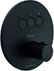 Встраиваемый смеситель Paffoni Compact Box, черный, CPT019NO