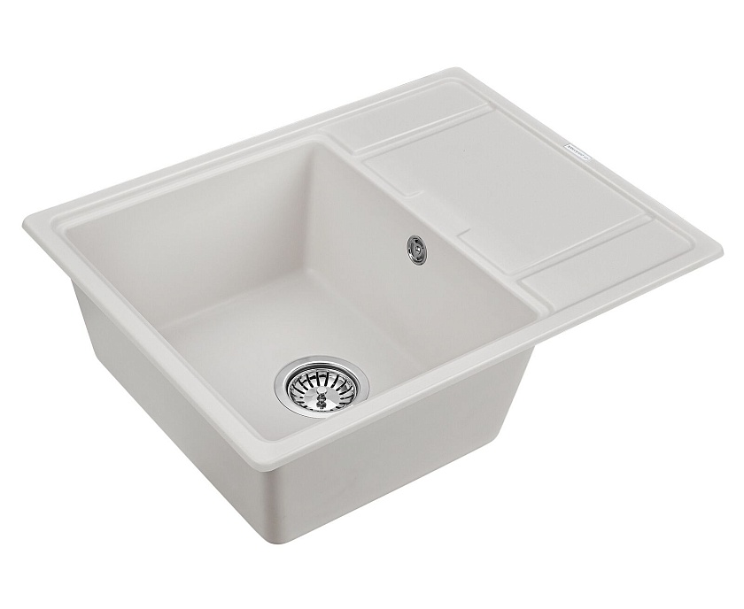 Кухонная мойка Paulmark FLUGEN 50-650 PM216550-WH, белый матовый