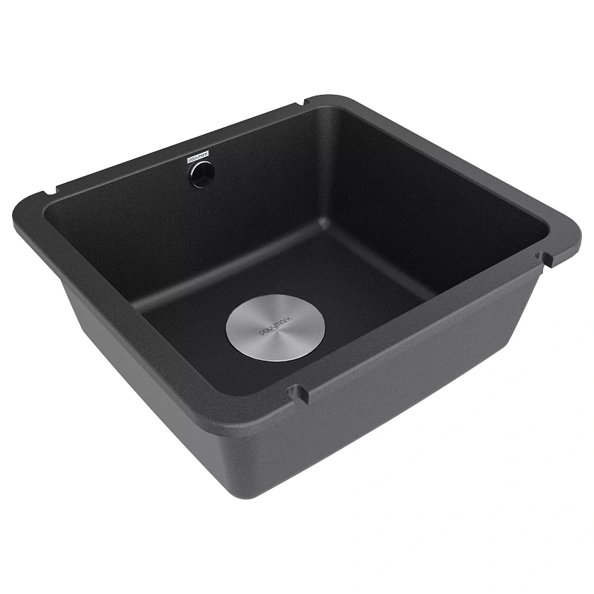 Кухонная мойка Paulmark UNTER PM204543-BL, черный