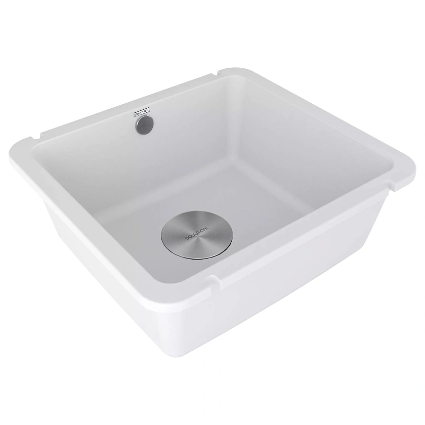 Кухонная мойка Paulmark UNTER PM204543-WH, белый матовый