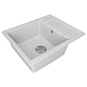 Кухонная мойка Paulmark FLUGEN 50-600 PM216050-WH, белый матовый - изображение 2