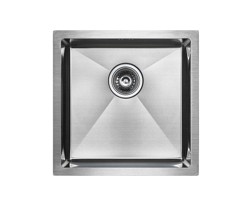 Кухонная мойка Paulmark GERBERG 44 UNI PM254444-BS, нержавеющая сталь