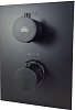 Встраиваемый смеситель для ванной Paffoni Light, черный, LIQ519NO/M