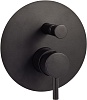 Встраиваемый смеситель Paffoni Light, черный, LIG015NO