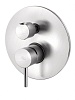 Встраиваемый смеситель Paffoni Light, сталь, LIG018ST