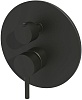 Встраиваемый смеситель Paffoni Light, черный, LIG019NO