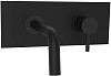 Встраиваемый смеситель Paffoni Light, черный, LIG103NO/M