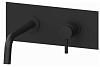 Встраиваемый смеситель Paffoni Light, черный, LIG105NO