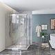 Душевой угол Veconi Rovigo RV-070CH, 120х80, хром, стекло прозрачное, RV070CH-12080-01-C4 - изображение 1