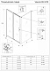 Душевой угол Veconi Rovigo RV-072B, 100х70, черный, стекло прозрачное, RV072B-10070-01-C4 - изображение 3