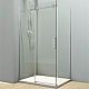 Душевой угол Veconi Rovigo RV-074, 120х80, хром, стекло прозрачное, RV074-12080-01-C4 - изображение 1