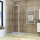 Душевой угол Veconi Rovigo RV-026, 80х70, хром, стекло прозрачное, RV026-8070-01-C8 - изображение 4