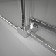 Душевой угол Veconi Rovigo RV-075, 120х80, хром, стекло прозрачное, RV075-12080-01-C4 - изображение 2
