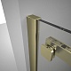 Душевой угол Veconi Rovigo RV-075G, 120х80, золото брашинг, стекло прозрачное, RV075G-12080-01-C4 - изображение 3