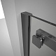 Душевой угол Veconi Rovigo RV-075GR, 120х80, графит брашинг, стекло прозрачное, RV075GR-12080-01-C4 - изображение 3