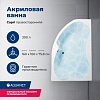 Ванна Aquanet Capri, 160х100, 205386