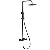 Душевая система Abber Wasser Kreis, черный матовый, AF8160B