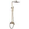 Душевая система Abber Wasserfall, золото матовое, AF8616G
