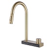 Смеситель для кухни Abber Wasser Kreis, золото матовое, AF8114G