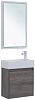 Комплект мебели Aquanet Nova Lite, 49 см, темное дерево, 00302529