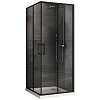 Душевой угол Abber Schwarzer Diamant, 100x100, AG02100B5