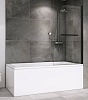 Стеклянная шторка для ванны Abber Ewiges Wasser, 80 см, AG50080B