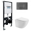 Инсталляция с унитазом Abber Bequem, AC1100T-AC0105-AC0120NG