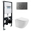Инсталляция с унитазом Abber Bequem, AC1100T-AC0105-AC0121NG