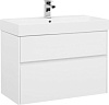 Тумба с раковиной Aquanet Бруклин 212598 85 белый