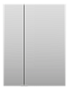 Шкаф с зеркалом Misty Аура, 60 см, белый, Э-Аур02060-01
