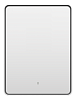 Зеркало в ванную Misty Mercury, 60 см, MER-Rett6-060/80-platinum
