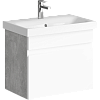 Тумба с раковиной Аqwella Smart SRT0106BS Бетон светлый