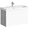 Тумба с раковиной Аqwella Smart SRT0108BS Бетон светлый