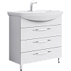 Тумба с раковиной Аqwella Allegro Agr.01.08/3 Белый