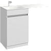 Тумба с раковиной под стиральную машину Aqwella Forma, 115 см, FOR0105KL