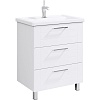 Тумба с раковиной Аqwella Manchester MAN01073 Белый