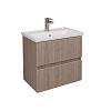 Тумба подвесная "ЮНИТ-60 см" с 2-я ящ. кадена вуд (ум.Фостер-60)