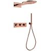 Встраиваемая душевая система Abber Wasser Kreis, розовое золото, AF8151RG