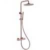 Душевая стойка Abber Wasser Kreis, розовое золото, AF8160RG