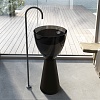 Раковина напольная Abber Kristall, AT2703Onyx-Black, 45 см