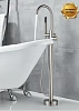 Напольный смеситель для ванны BOCH MANN Braies Brush Nickel, никель матовый, BM8922