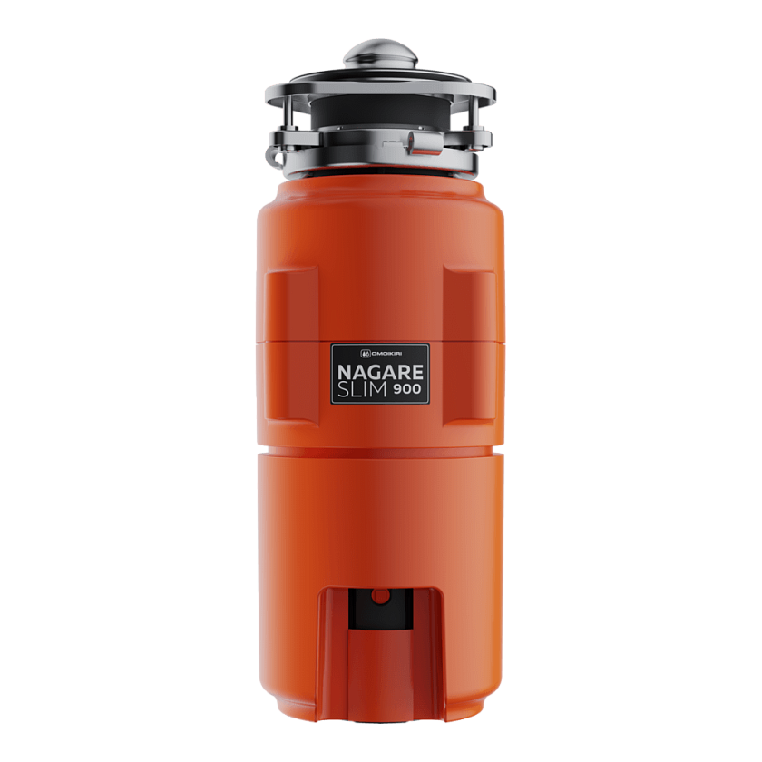 Измельчитель отходов Omoikiri Nagare Slim 900, 4995062, 0.75 л.с., оранжевый