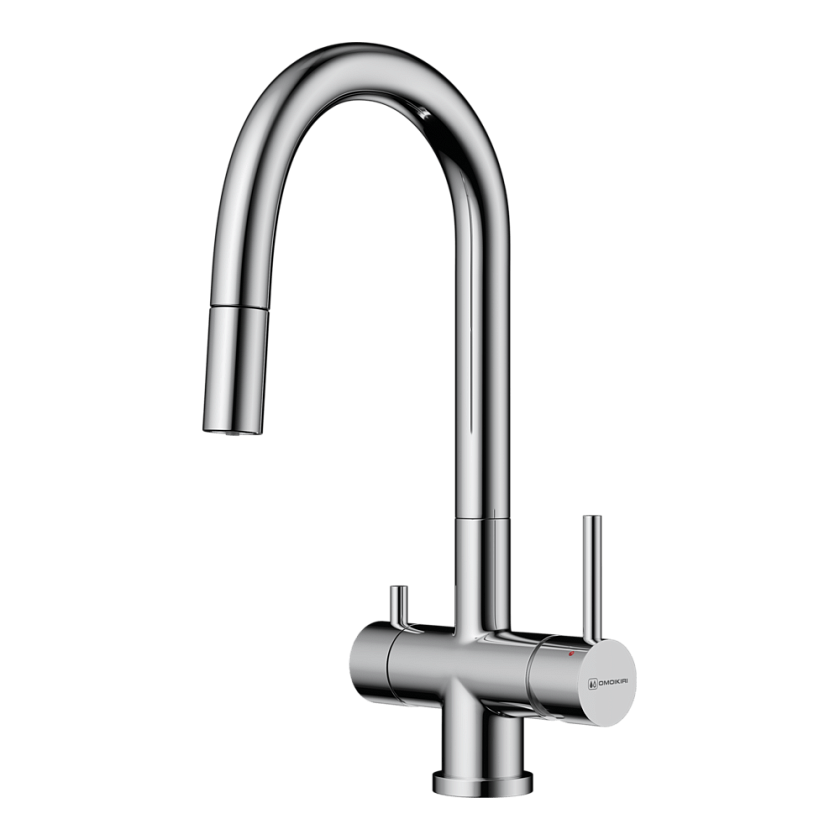Кухонный смеситель с подключением фильтра Omoikiri Akita-S 4994330, хром