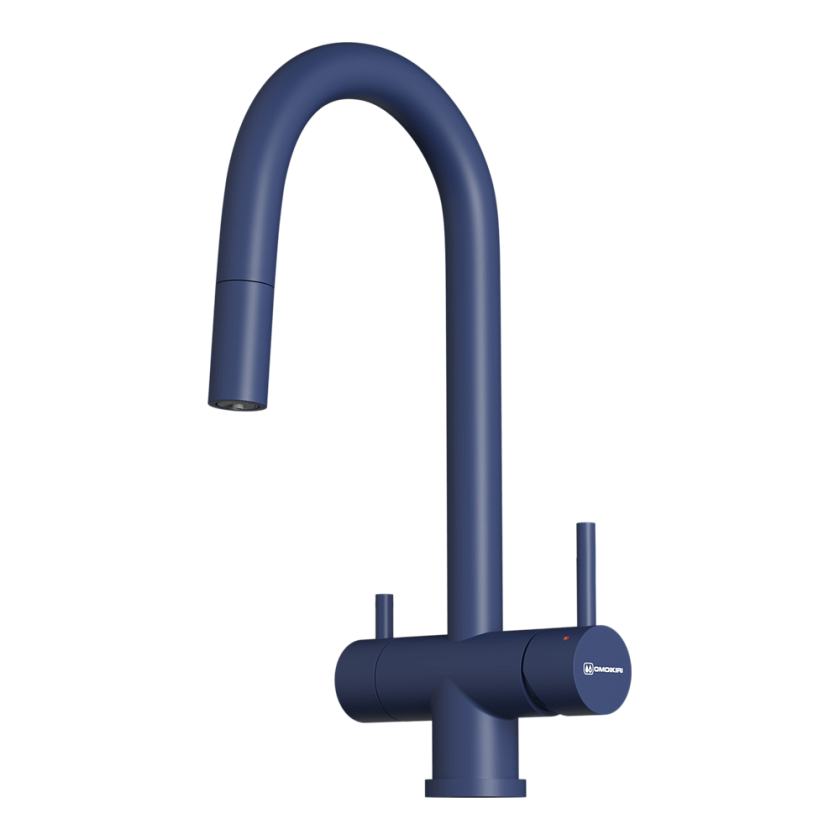 Кухонный смеситель с подключением фильтра Omoikiri Akita-S 4994438, indigo blue